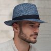 Letní klobouk  Trilby Fa-38042 jeans melange