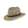 Letní klobouk FEDORA z mořské trávy Fa-39158