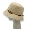 Letní dámský klobouk Bucket z trávy Paglia P-0005
