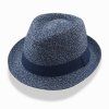 Modrý letní klobouk  Trilby 40032