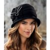 Elegantní dámský zimní klobouk W-0636/018 černý