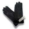 Černé zimní rukavice s  extra podšívkou mikroplyš P-17163-7