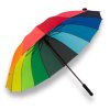 Velký rodinný vystřelovací deštník - duhový P-1665