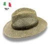 Pánský letní slaměný klobouk Fedora 100% mořská tráva Paglia P-931-74