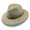 Letní slaměný klobouk Traveller Fedora 100% Stroh  P-931-216
