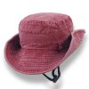 Sportovní klobouk outdoor - bushcraft vínový 100% bavlna P-12433/VIN