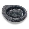 Letní černý klobouk Trilby nemačkavý - melange příze Fa-38130/SED