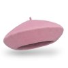Tmavě starorůžový baret FLORA 100% vlna WOOLMARK W-baret/628 (M)