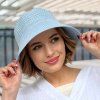 Dámský letní háčkovaný klobouk Krumlovanka Cloche přízový - barevné varianty P-3231