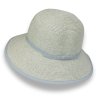 Dámský letní slaměný klobouk Cloche nemačkavý - barevné varianty  P-12734