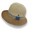 KRUMLOVANKA Dámský slaměný klobouk Cloche - nemačkavý  Ba-35421033