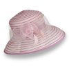 Dámský slavnostní klobouk - růžový C-068