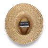Letní slaměný klobouk Fedora 100% Paglie - natural FA-44653