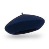 Tmavě modrý baret FLORA 100% vlna WOOLMARK W-baret/161 (M)