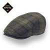 GORE-TEX Zimní pánská bekovka - kostka zelená (klapky na uši) 100% vlna KG650-71