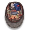 Zimní pánská bekovka - hnědá - 100% vlna Pocket flat cap GT-Boston-530-20
