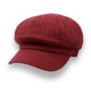 Dámská vínová čepice s kšiltem - 100% viskóza P-22289-VIN