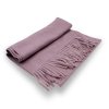 Šála s ovčí vlnou Cashmere Sensation 35x200cm -starorůžová - extra jemná P-72650-MALVA