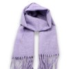 Maxi šála s ovčí vlnou Cashmere Sensation - provensálská lila melanž - 40x216cm P-72664-PM