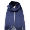 Maxi šála Cashmere Sensation 68x200 cm - námořnická modrá - jemná P-72662-MIC