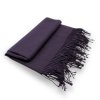 Maxi šála - fialová Cashmere Sensation 68x200 cm - jemná P-72662-PRUNE