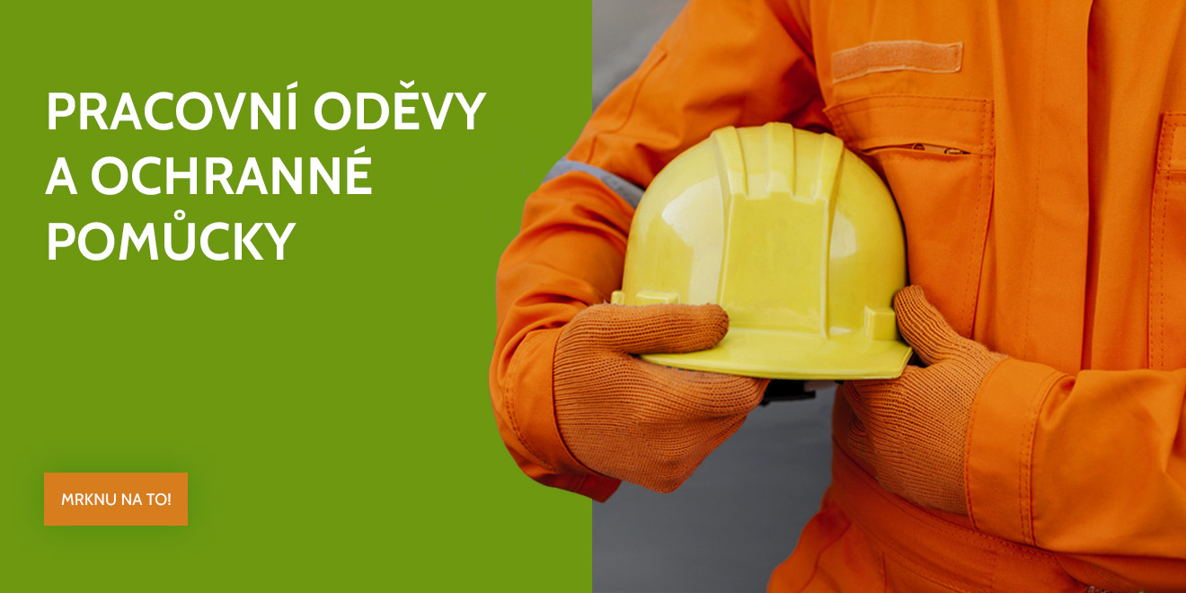 Pracovní oděvy a pomůcky