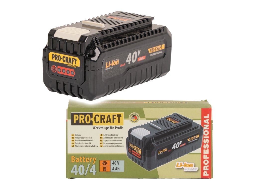 467 baterie akumulatorova 40v li ion 4000mah procraft 404 404