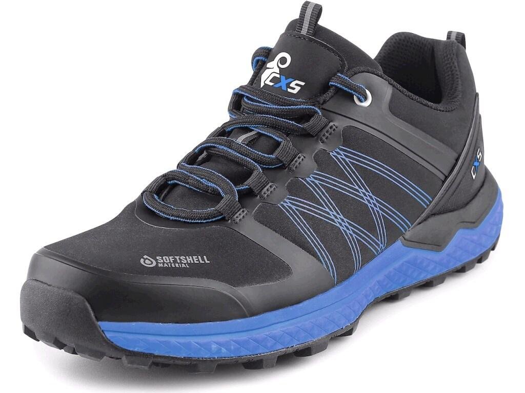 Obuv CXS SPORT, polobotka, černo-modrá (Velikost 36)