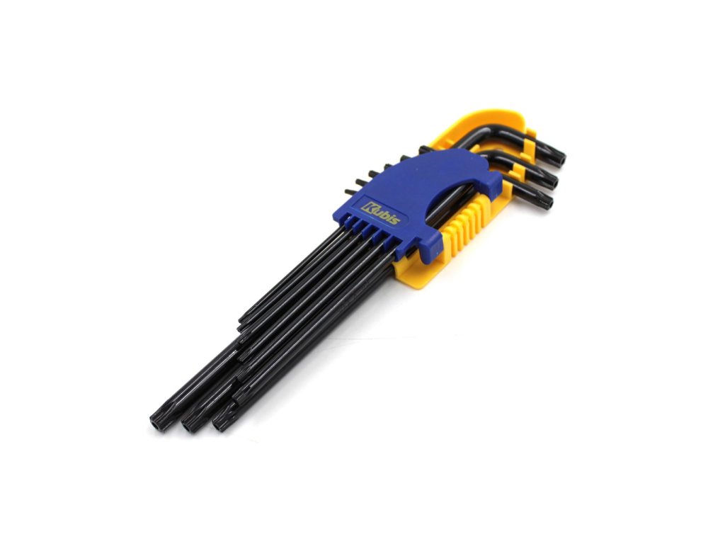 2304 nastrckove klice sada torx 9 kusu dlouhe t10 t15 t20 t25 t27 t30 t40 t45 t50 crv trx 02 08 9809