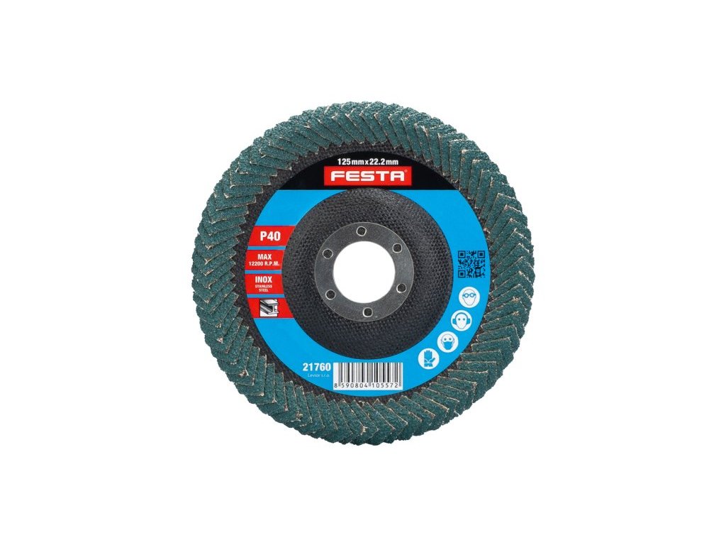 Kotouč lamelový oboustranný FESTA 125mm P40