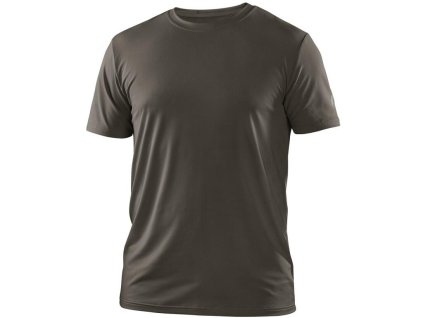 Tričko CXS MOVADO, funkční, krátký rukáv, pánské, khaki (Velikost S)