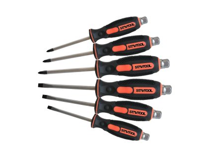 STAVTOOL Sada šroubováků úderových PL,PH 6 dílů