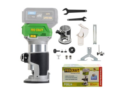 7742 aku frezka horni procraft pob24 bez baterie a nabijecky pob24bb