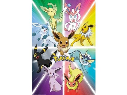 plakat pokemon eevee evolution 60cd6a95b1672