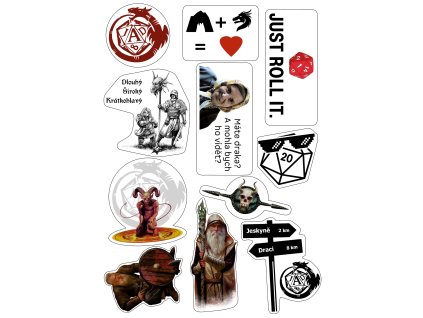 sada samolepek jeskyne a draci 629ef451efb0a