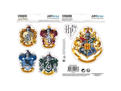 samolepky harry potter bradavicke koleje 6304e3fc49b1c