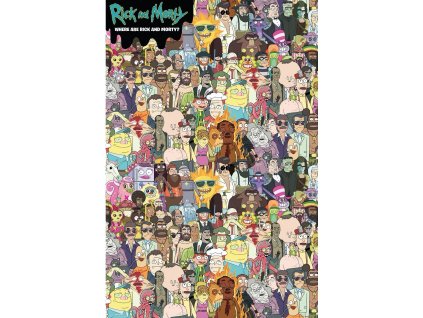 plakat rick and morty wheres rick 6436ba09d4a0b