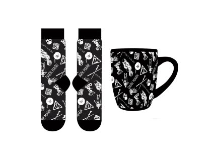 darkova sada harry potter cerna magie hrnek a ponozky 674037d042cc8