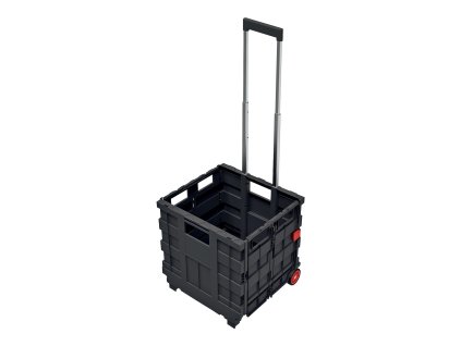 PROSPERPLAST Skládací přepravka s madlem CART T | 396x370x1008 mm