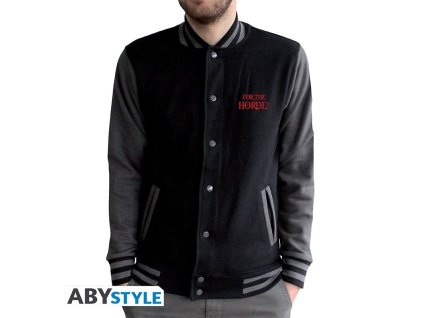 Mikina World of Warcraft - For the Horde Varsity - Velikost: M (Velikost M)