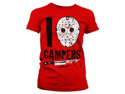 Dámské tričko Pátek třináctého - Jason - Velikost: S (Velikost S)