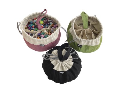 Pytel na kostky - velký - Barva: černá (Barva  černá)