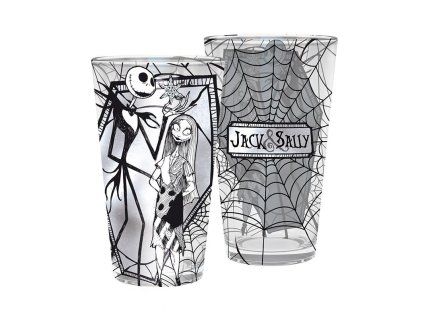 sklenice nightmare before christmas jack sally 607eb15394adf