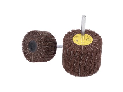 ABRASIVES Kotouč brusný vliesový lamelový na stopce | 40x20x6 mm, zr. 180, fine