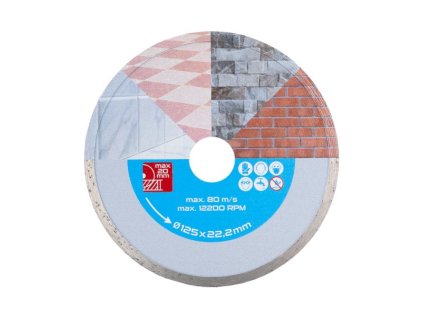 Kotouč diamantový WESTBERG 125x1.9x22.2mm celoobvodový