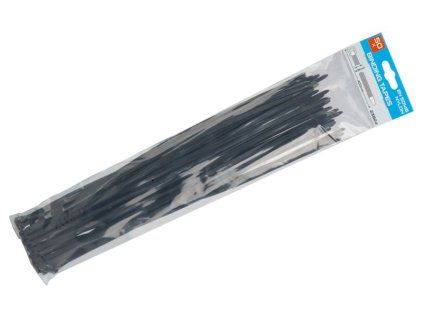 Pásky vázací WESTBERG 400x4.8mm 50ks černá