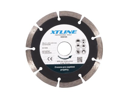 XTLINE Kotouč diamantový segmentový | 115x2x22,2 mm