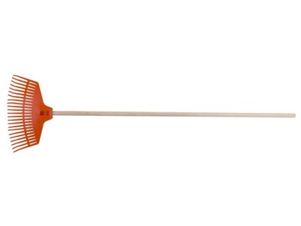 Hrábě plastové 40cm 23z s násadou 150cm