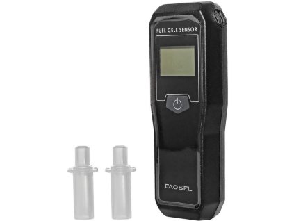 Měřič alkoholu CA05FL, digitální LCD displej, černý (Velikost 111 x 35 x 24 mm)