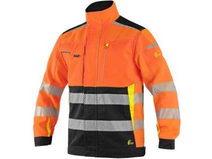 Blůza CXS BENSON, výstražná, pánská, oranžovo-černá
